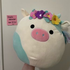 BELANA COW SQUISHMALLOW 12” BNWT